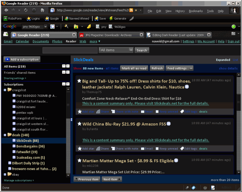 Dark Reader Screenshot