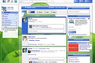 Facebook Skin / Facebook Theme / Facebook Background / facebook layout cute Hello Kitty