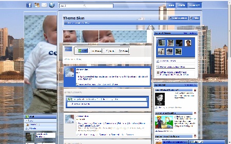 Facebook Skin / Facebook Theme / Facebook Background / facebook layout City