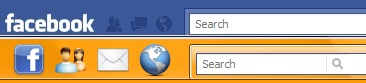 Facebook Skin / Facebook Theme / Facebook Background / facebook layout Orange