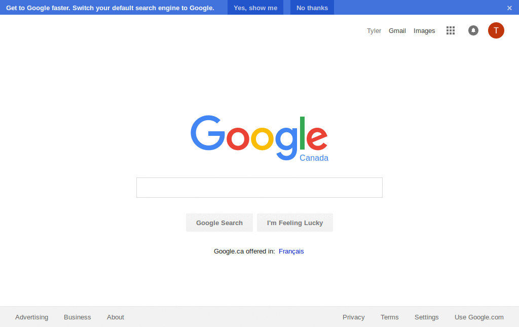 Old Search Results for Google