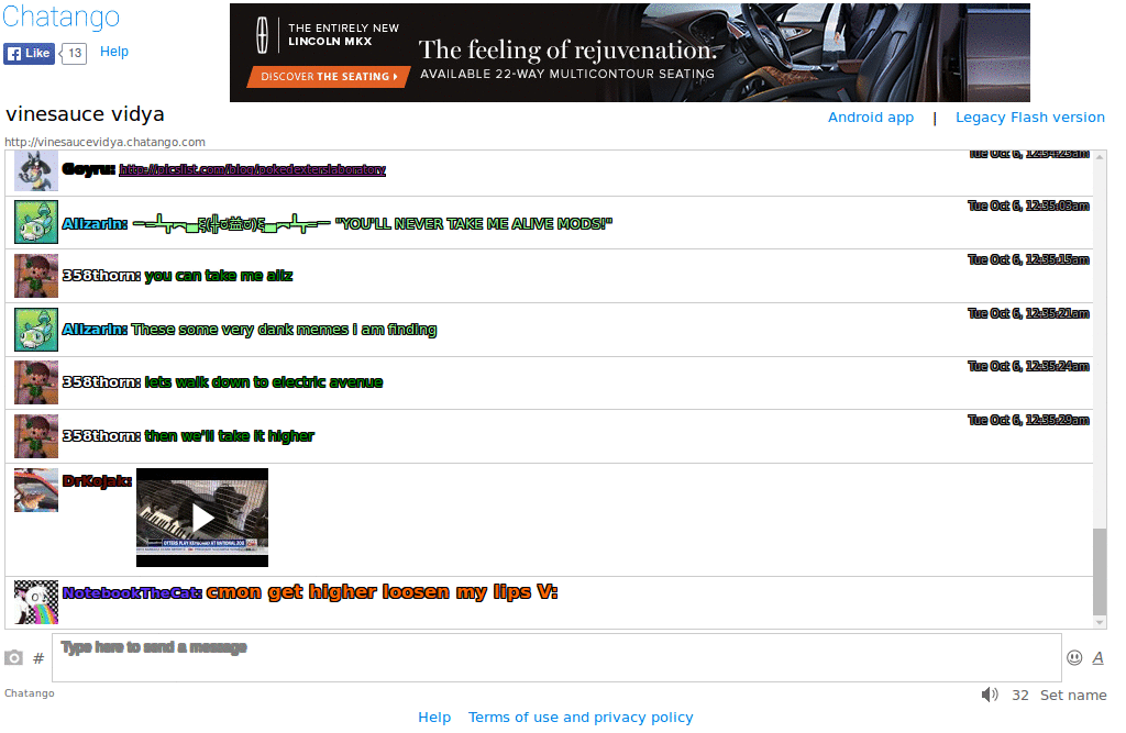 Chatango HTML5 Text Dark Outlines (easier reading)