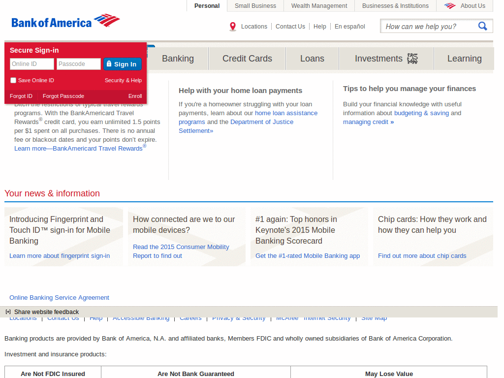 getridofthesetrashadvertisementsonbankofamerica