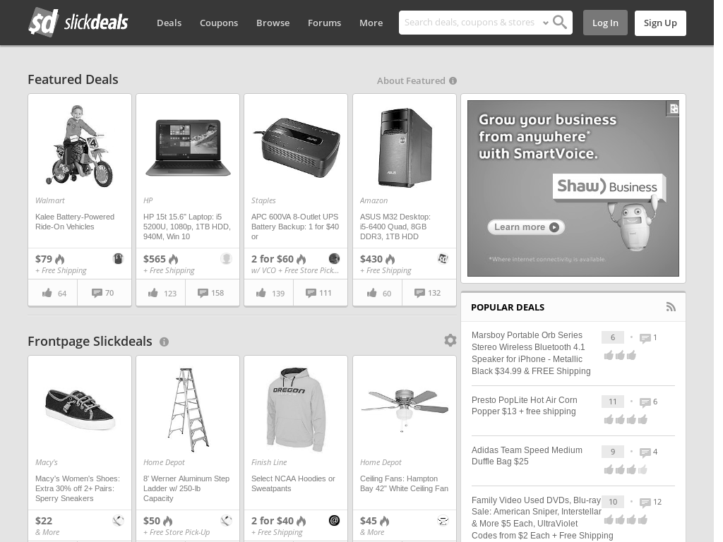 Grayscale Slickdeals