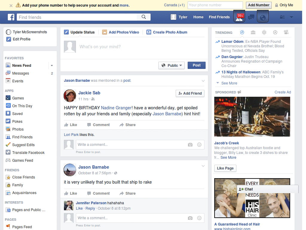Facebook design for foxyspeed
