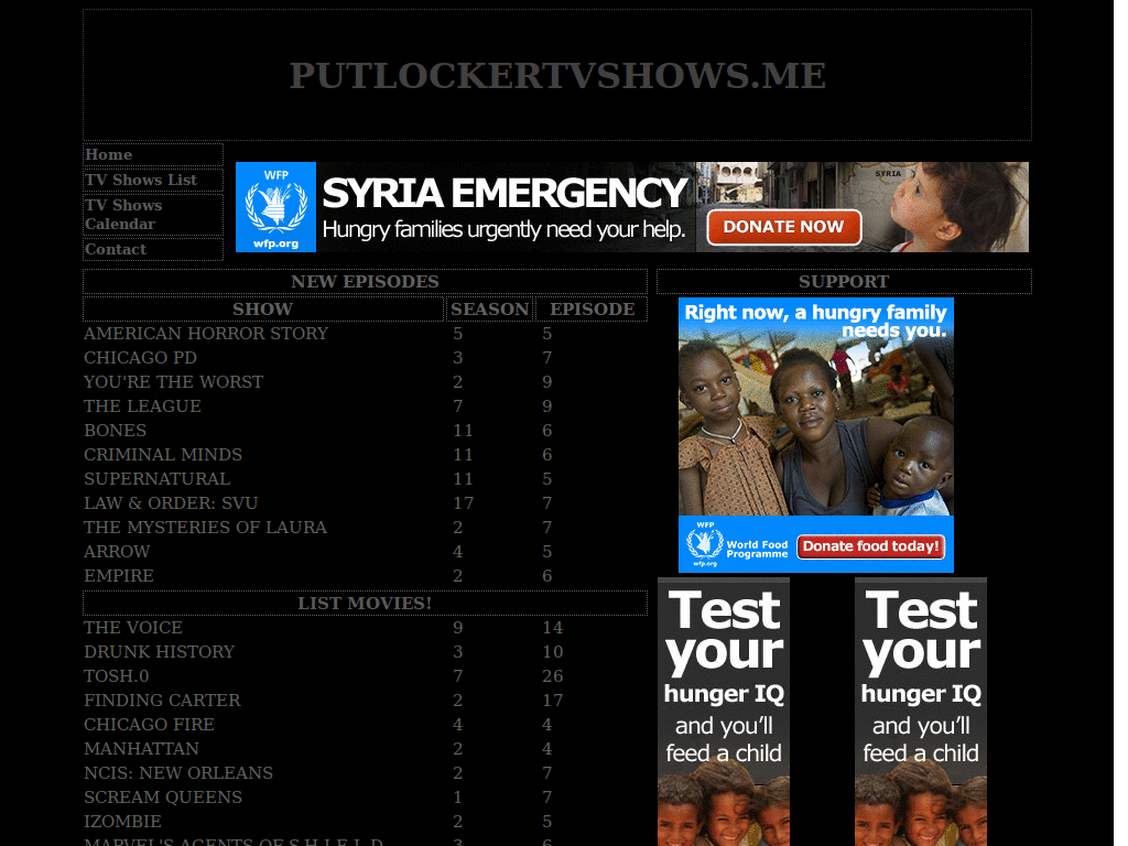 putlockertvshows.me black