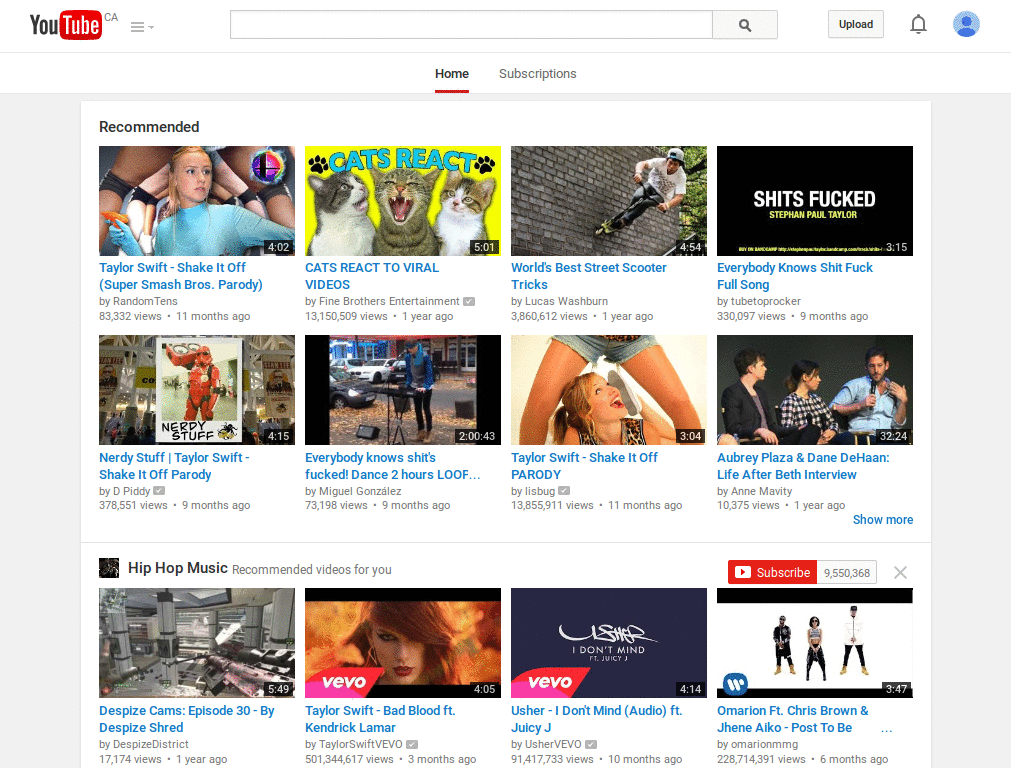 No Channel Ads