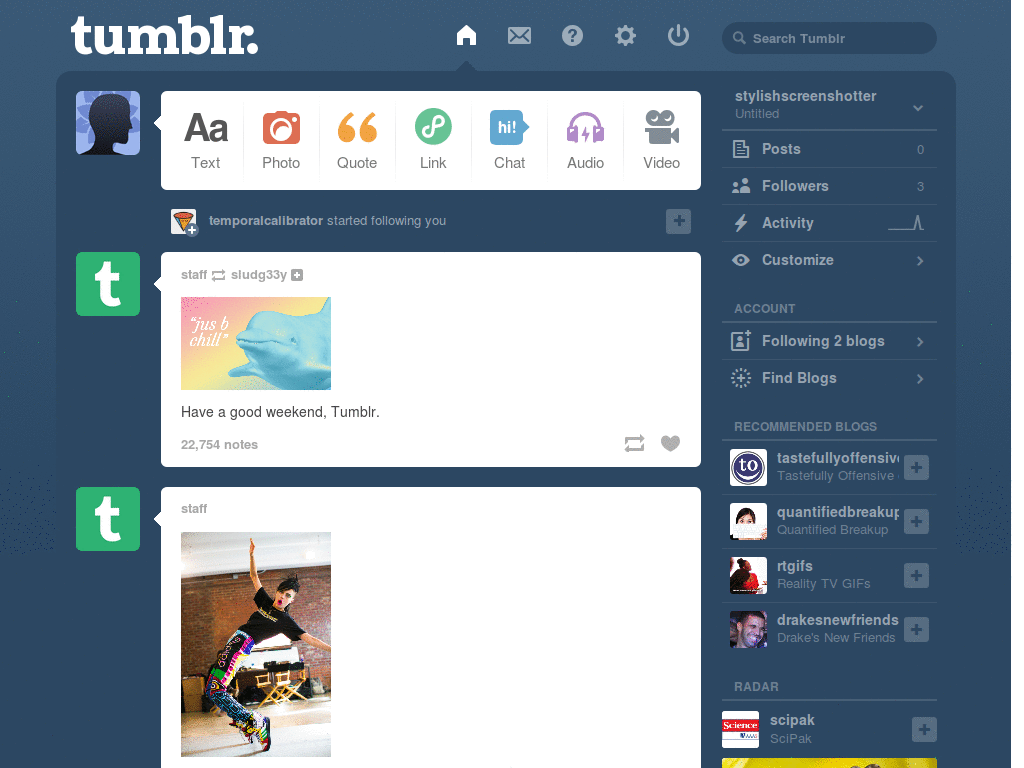 Tumblr shorten long posts