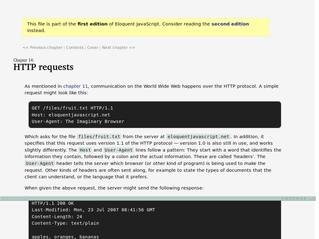Eloquent Javascript