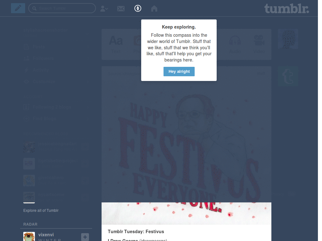 Reverse Tumblr