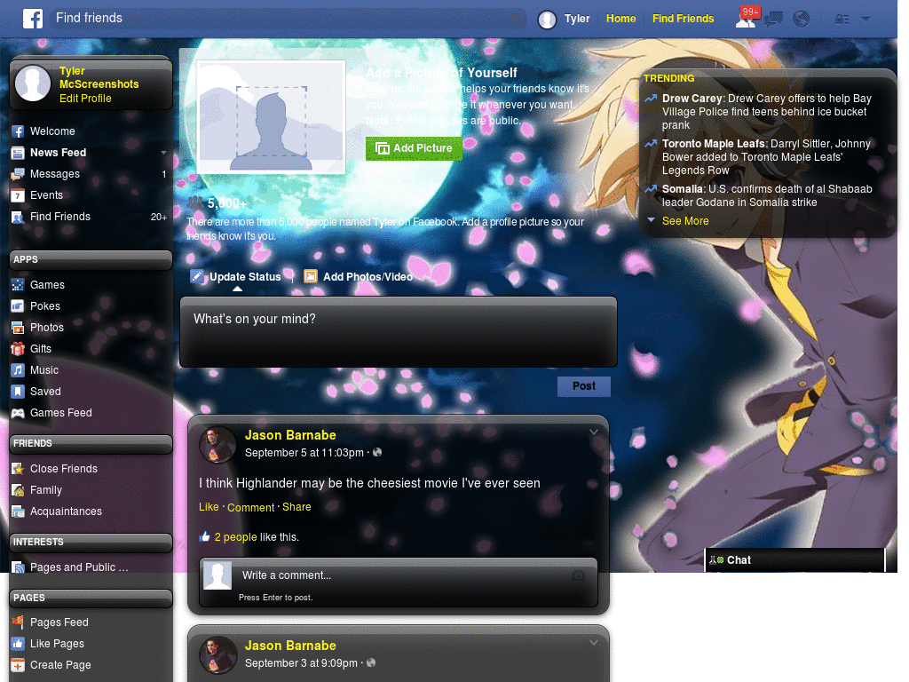 Sakamaki Izayo Template Facebook