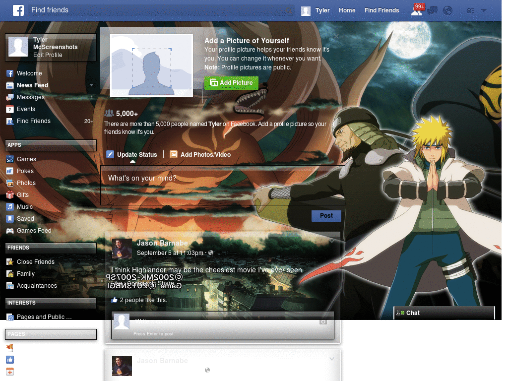 new facebook en anime(naruto 4) by:kmy10115