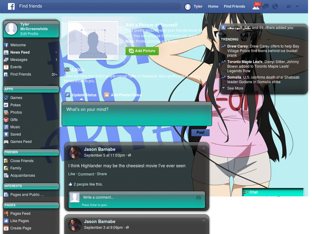 Akiyama Mio - Template Facebook