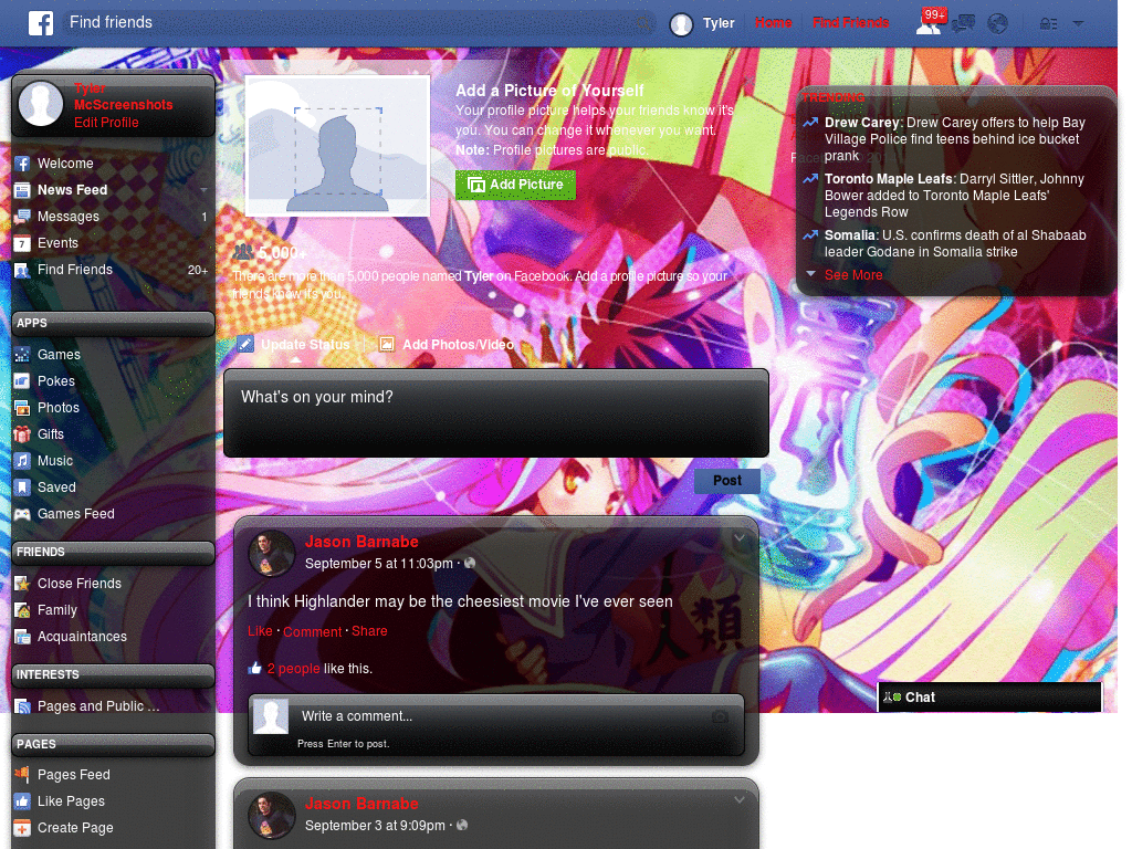 No Game No Life - Template Facebook