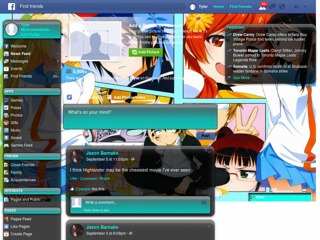 Nisekoi - Template Facebook