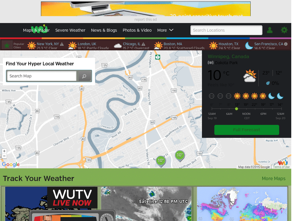 Weather Underground "Green"