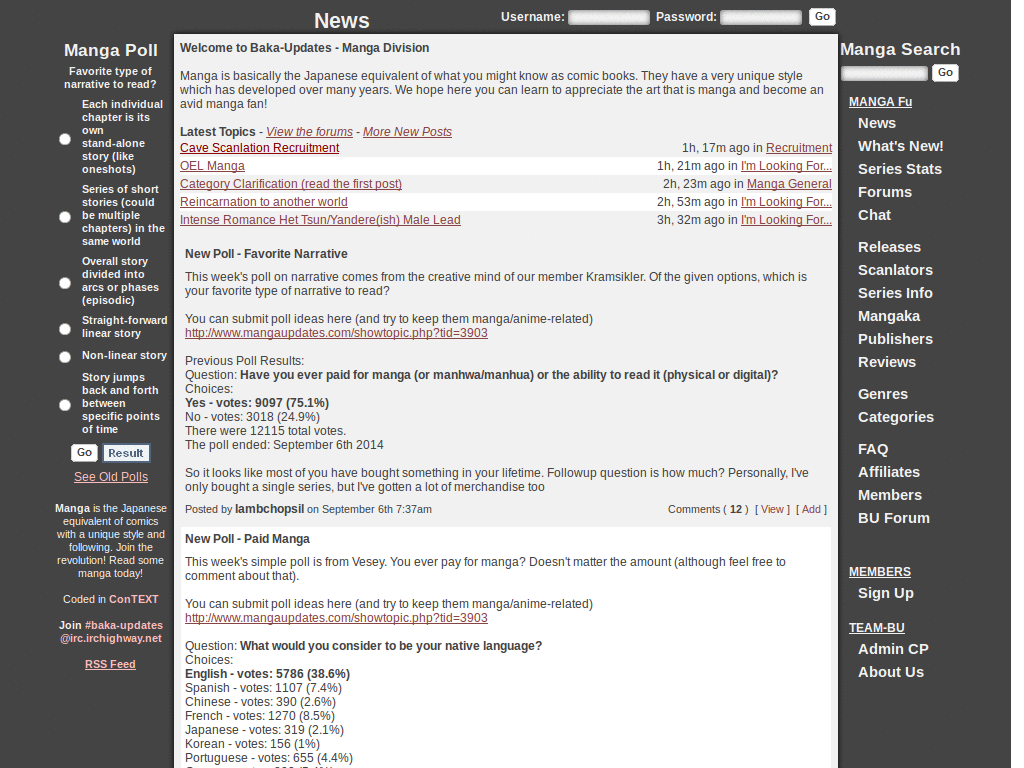 mangaupdates stripdown