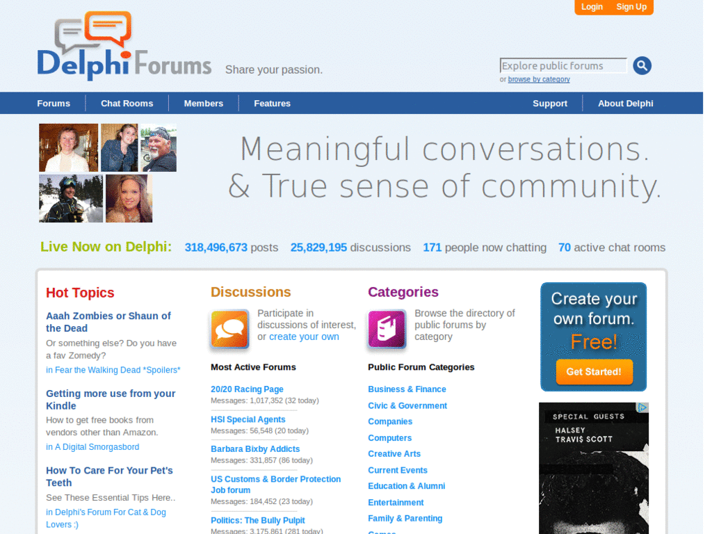 Delphi Forums: unsqueeze forum page on FF 3