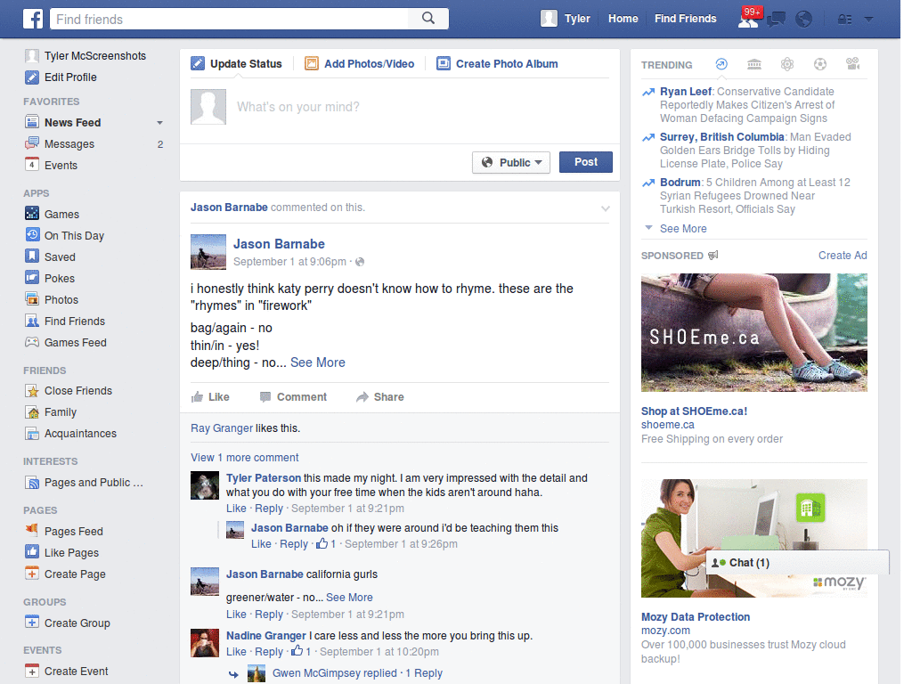 New Facebook - [ablocker / minimal enhancer ]