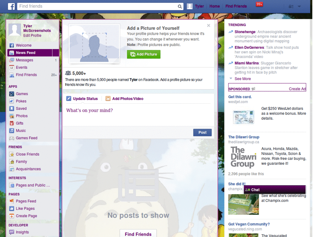 totoro facebook