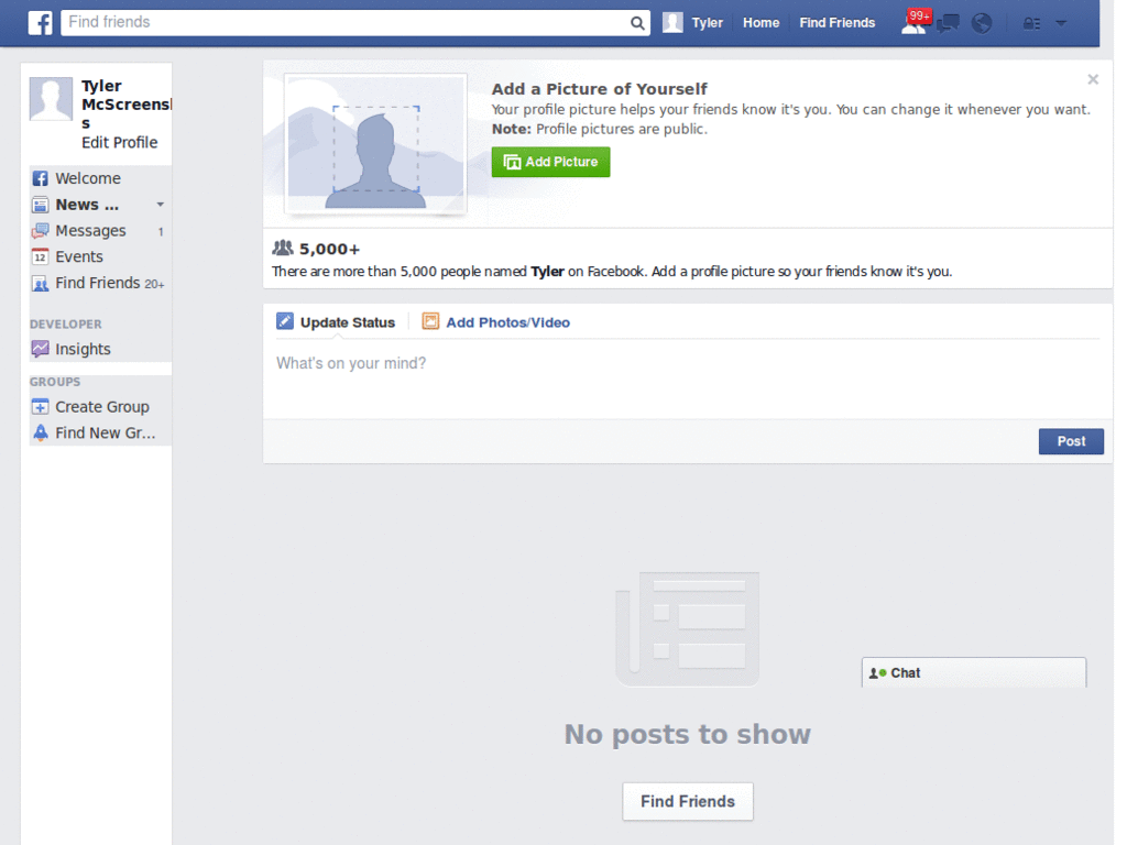 Cleaner Facebook Layout
