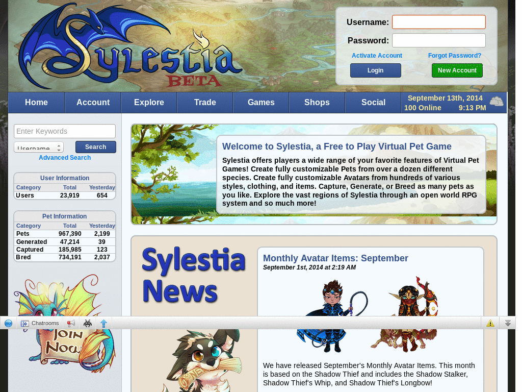 Sylestia Style: Smaller Explore Window