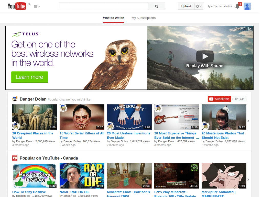 Youtube player only