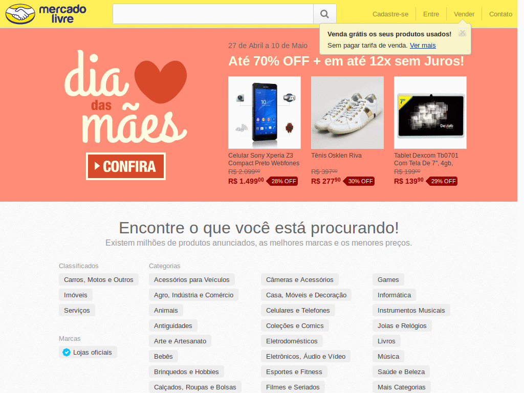MercadoLivre Sem Anuncios