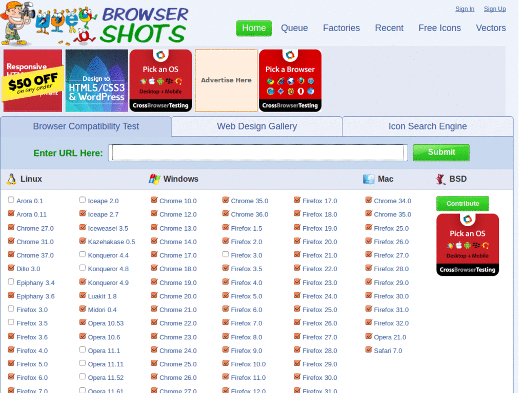 Browsershots - Restore outline on focus