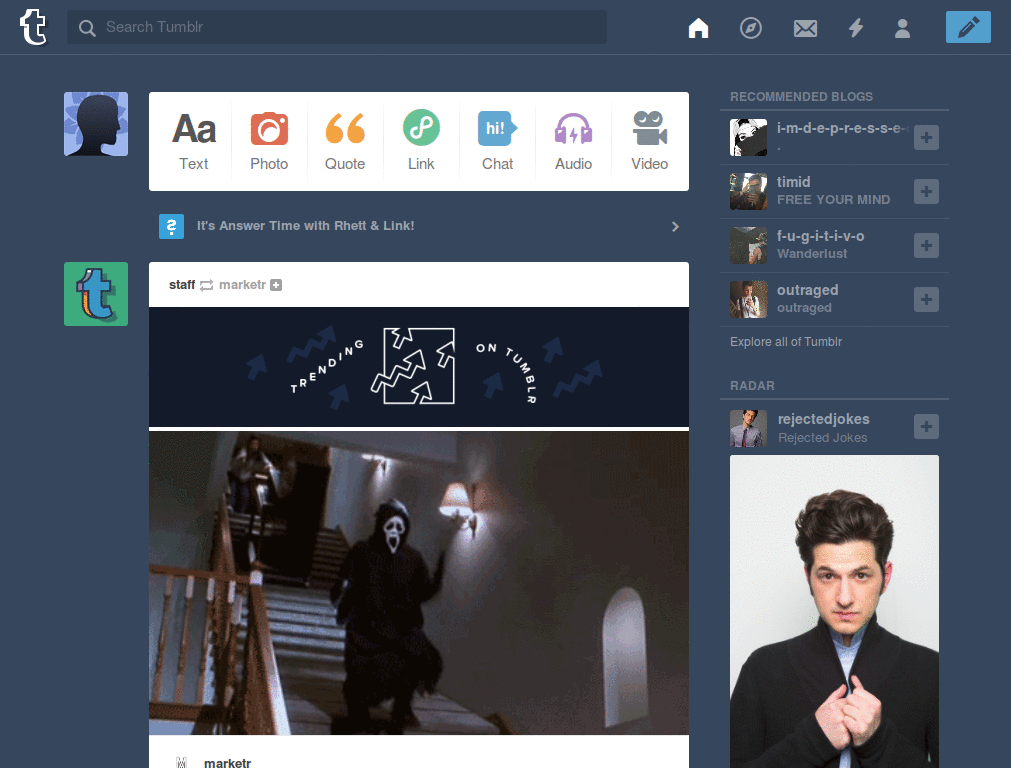 tumblr v4 dashboard large image