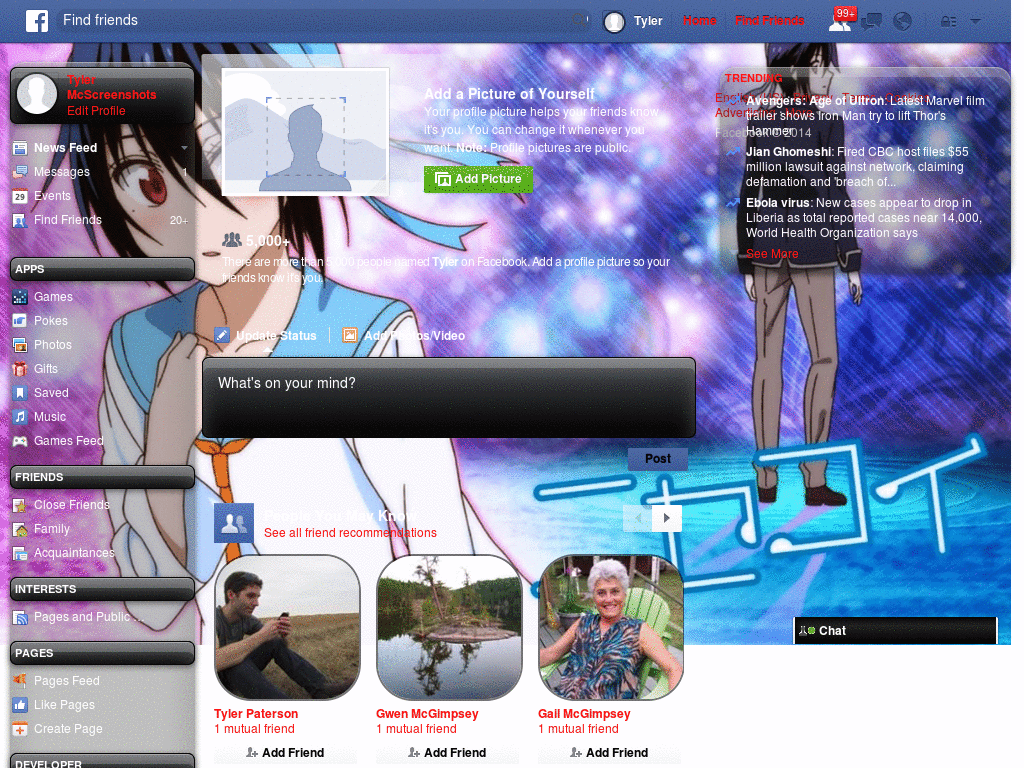 Tsugumi - Template Facebook