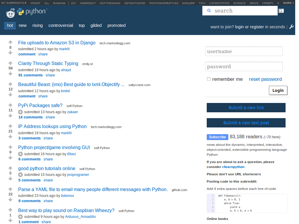 Fix the freaking new theme from /r/Python [Improve