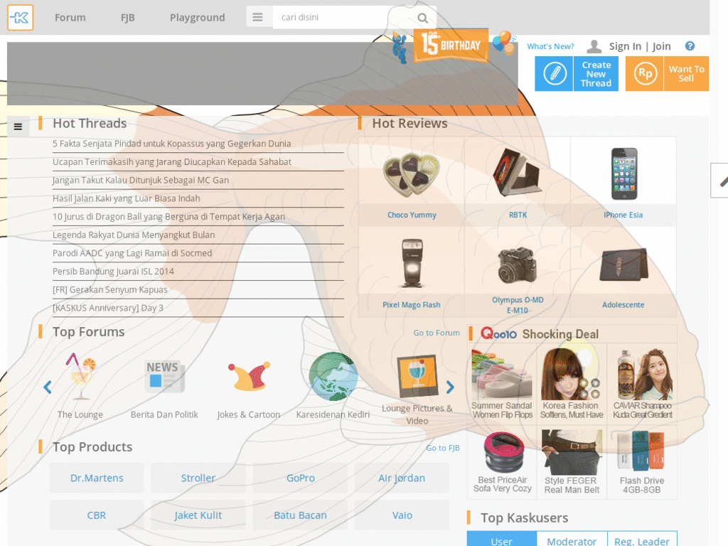 kaskus freshwater fish