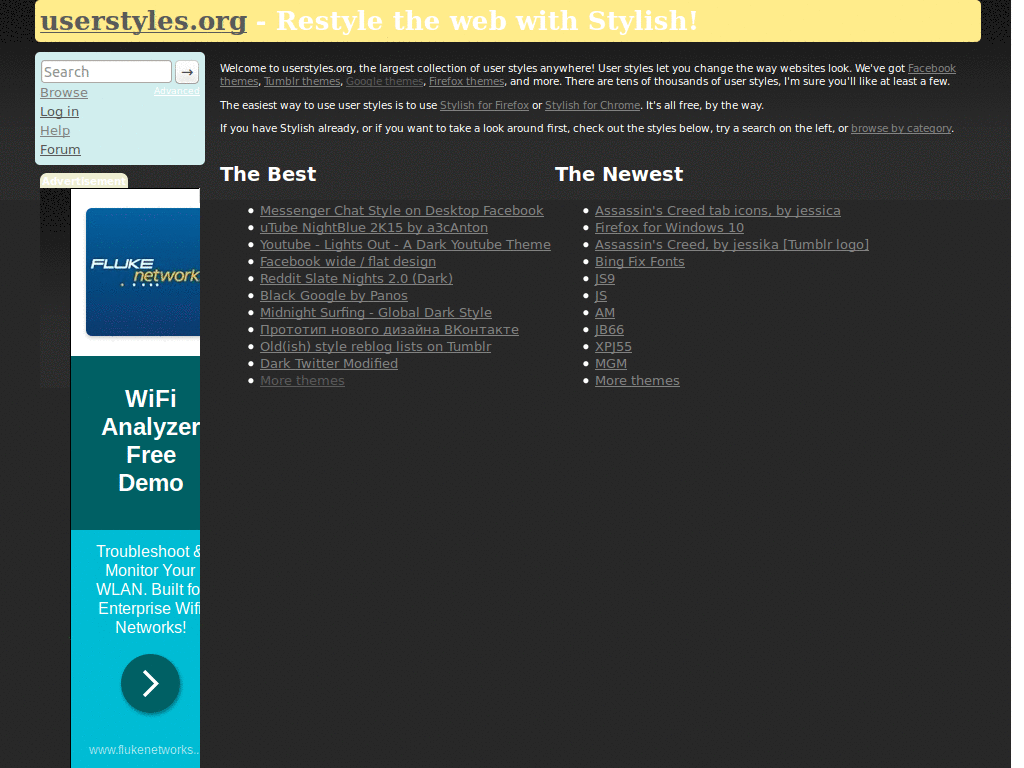Userstyles Revision