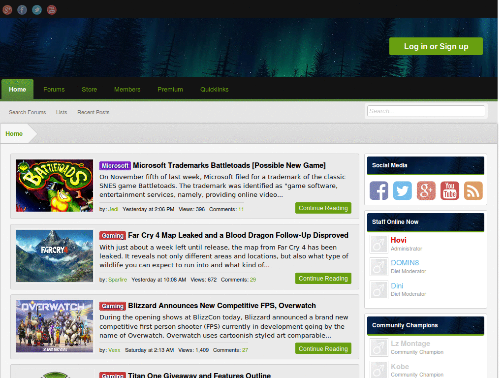 Dark Forest Banner