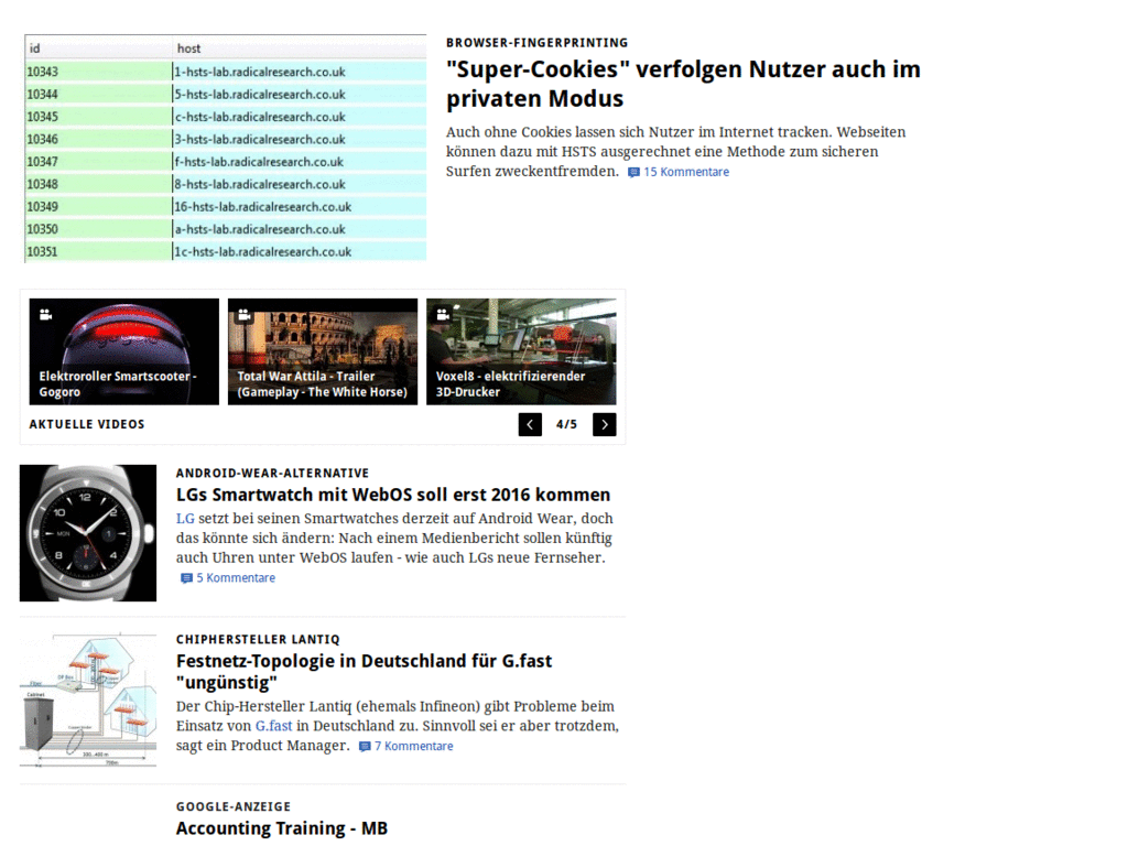 Chromiphobia's Golem articles only