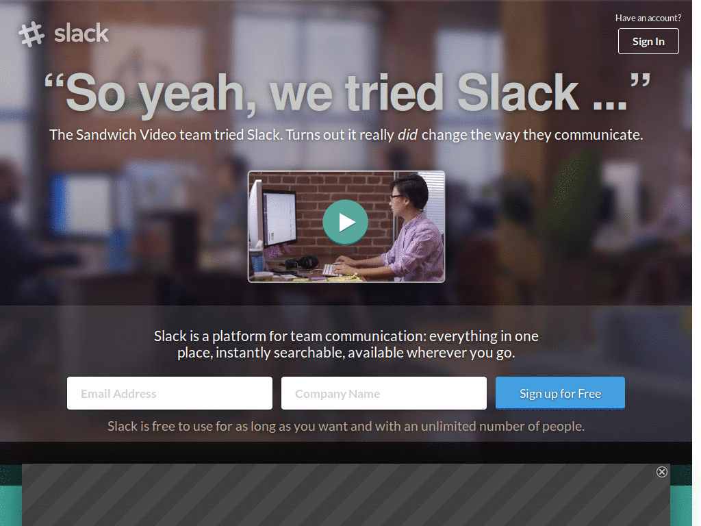 Dark Skin for Slack