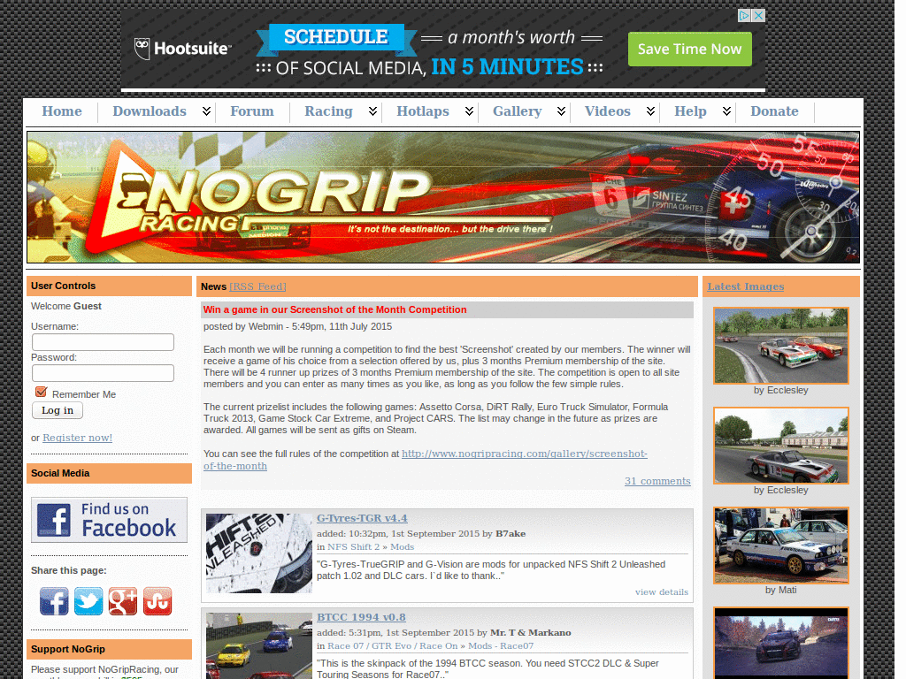 nogripracing