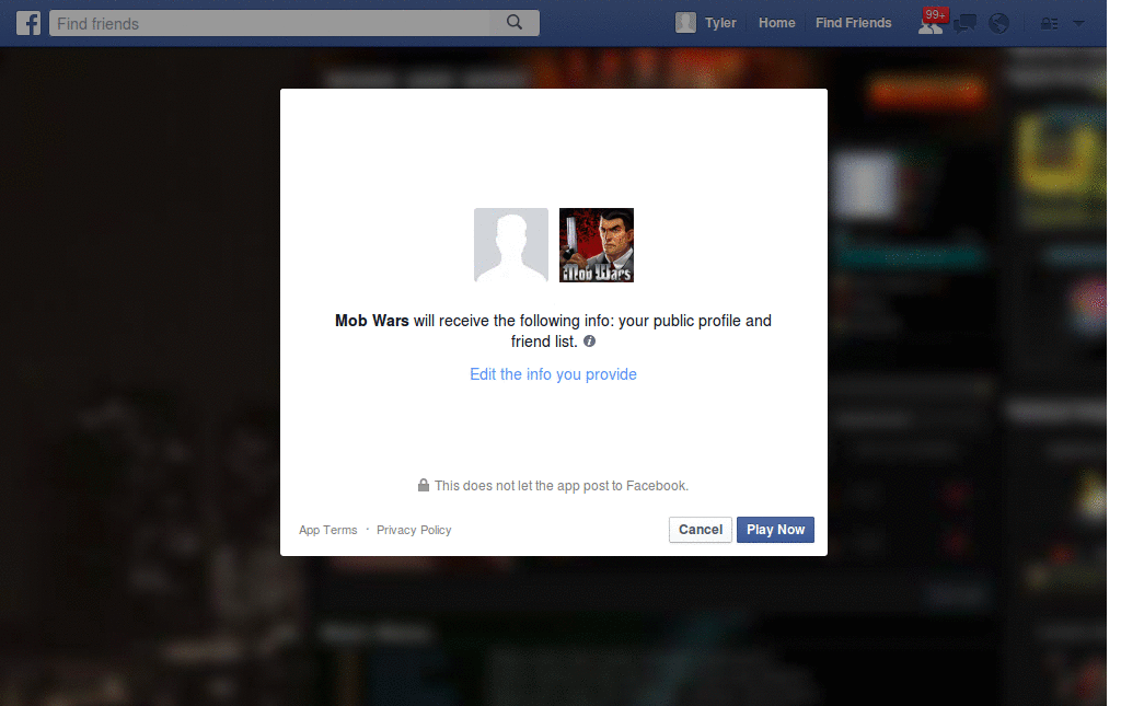 Mobwars Cleaner - Facebook App