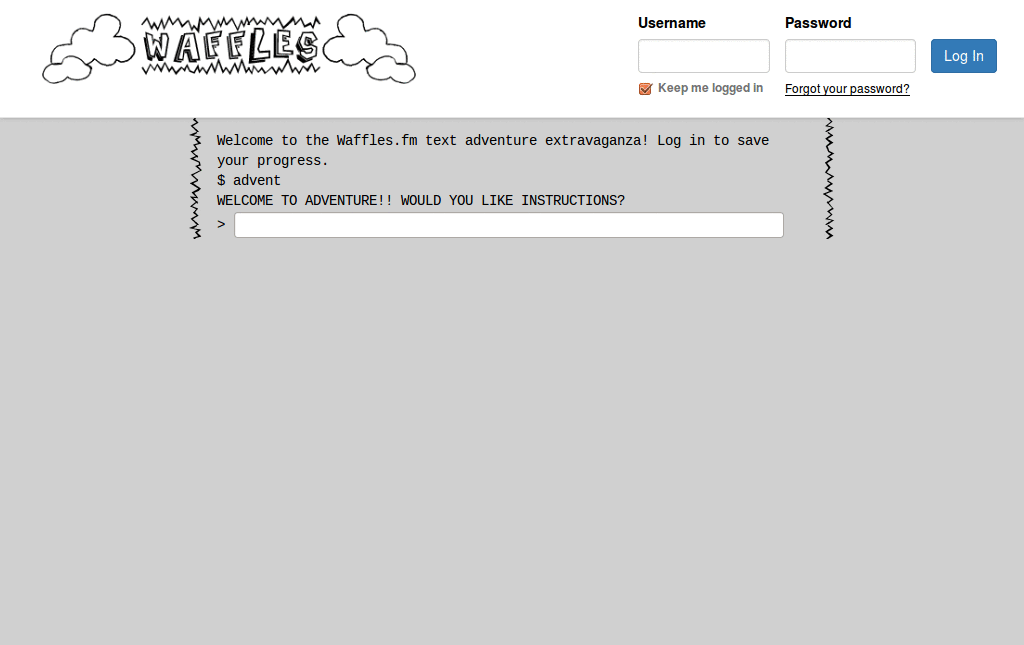 oink for waffles (monochrome)