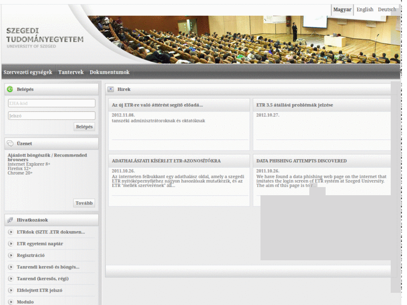 ETR - Redesigned | beta