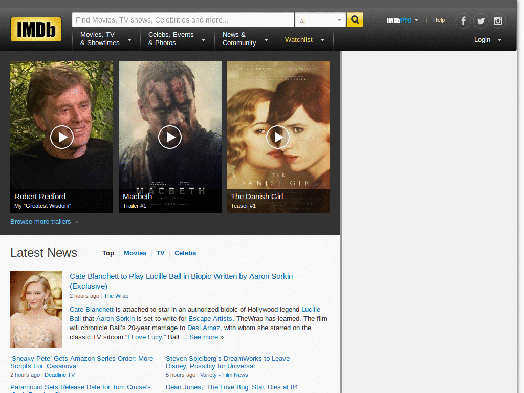 IMDB (set back to 100% width)