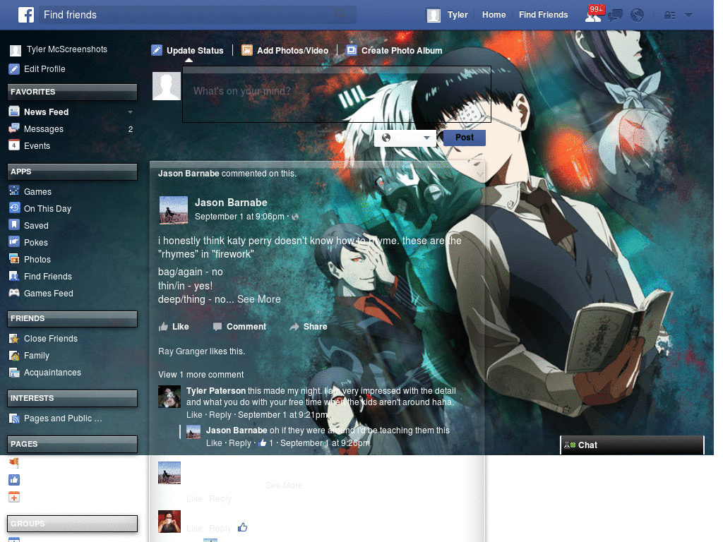 Theme Facebook
