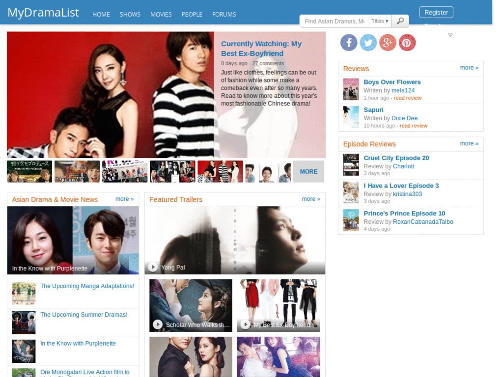 MyDramaList FR/EN