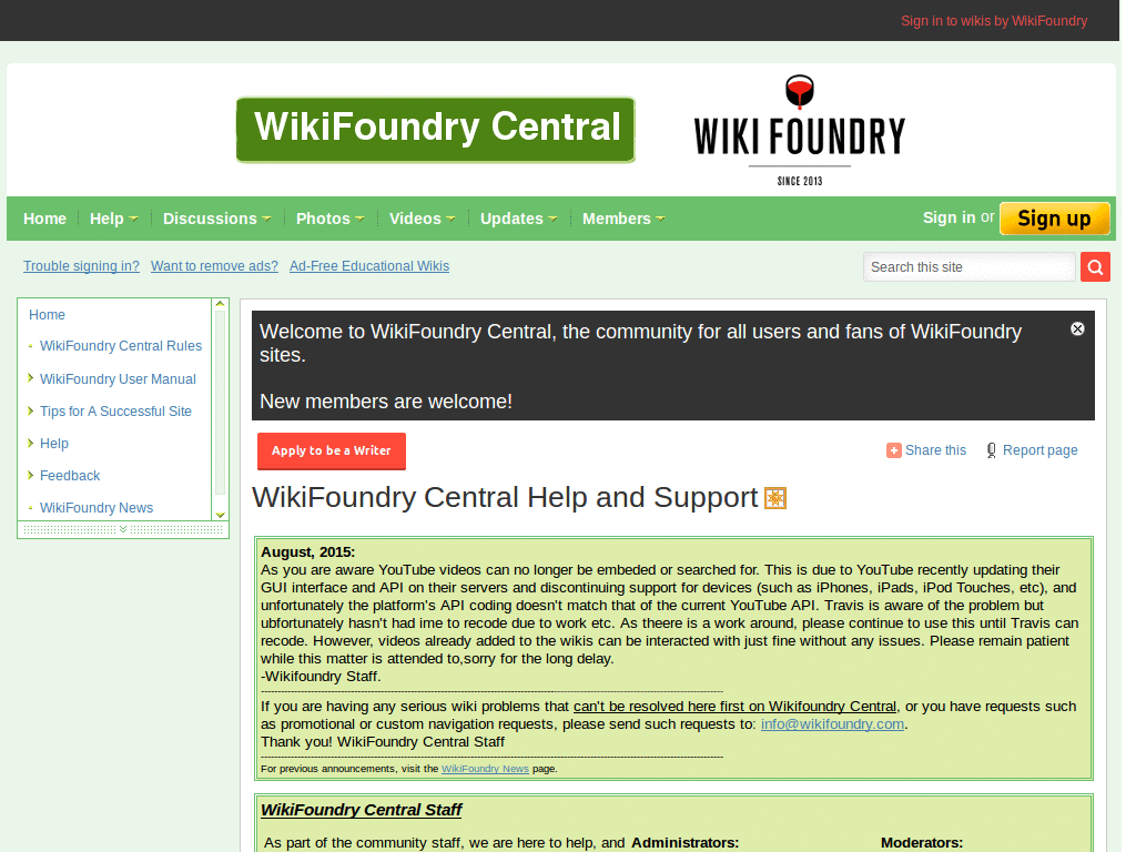 Pretty WikiFoundry