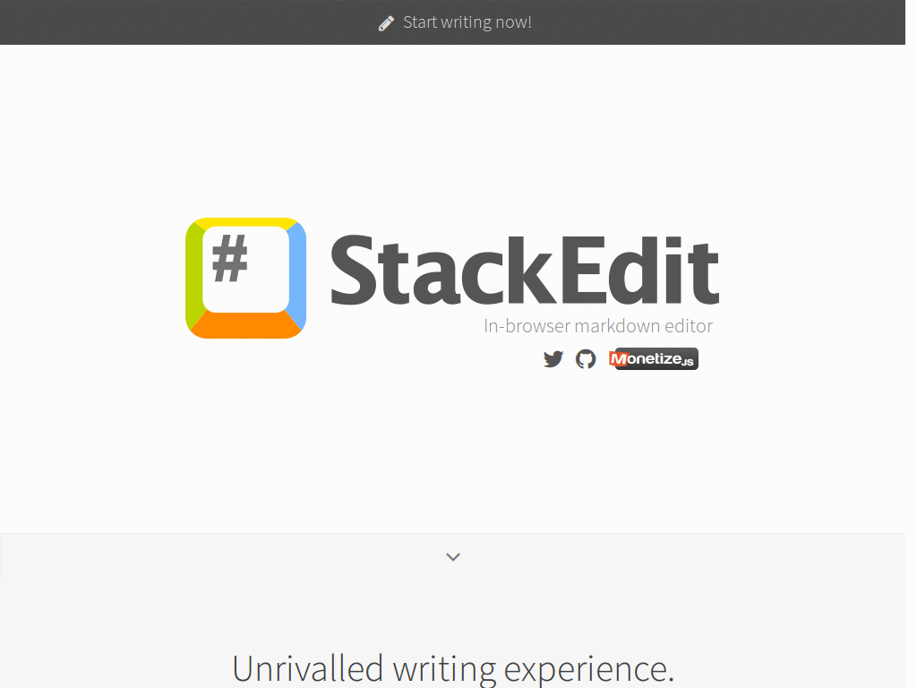 StackEdit medium font