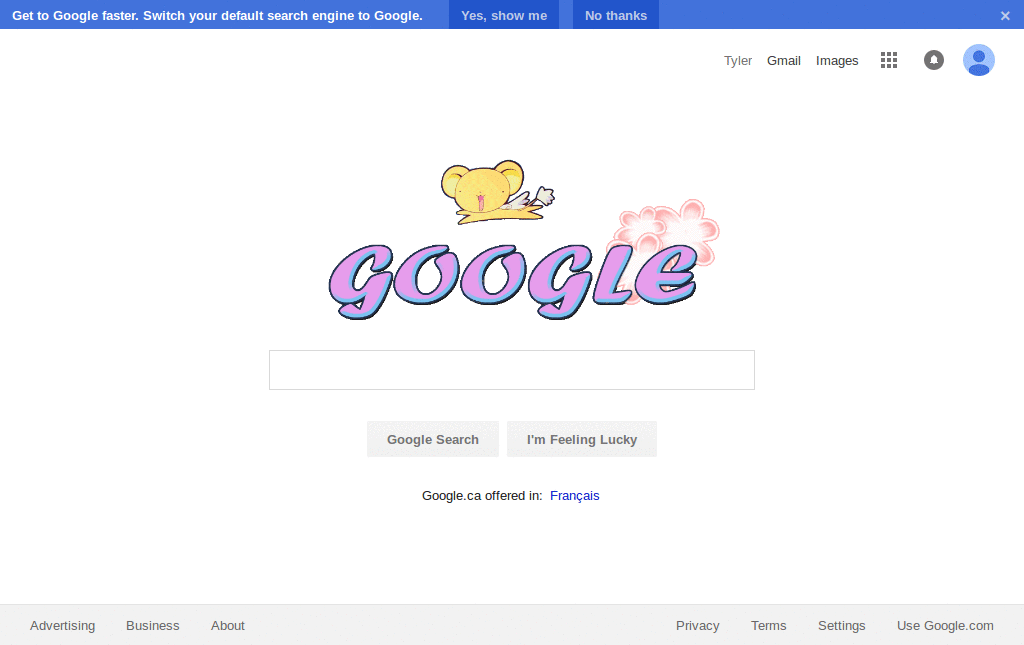 Sakura CC GoogleLogo