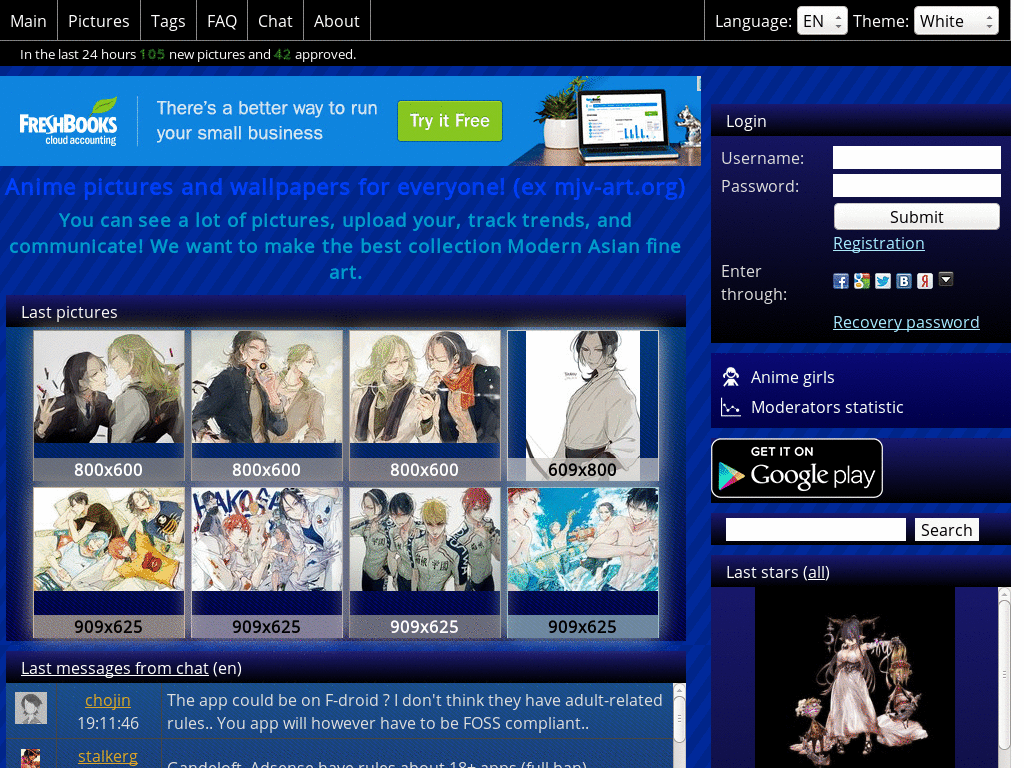 Anime-pictures.net - Blue