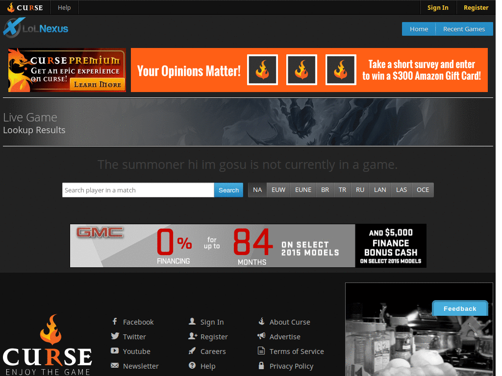 LoLNexus Dark