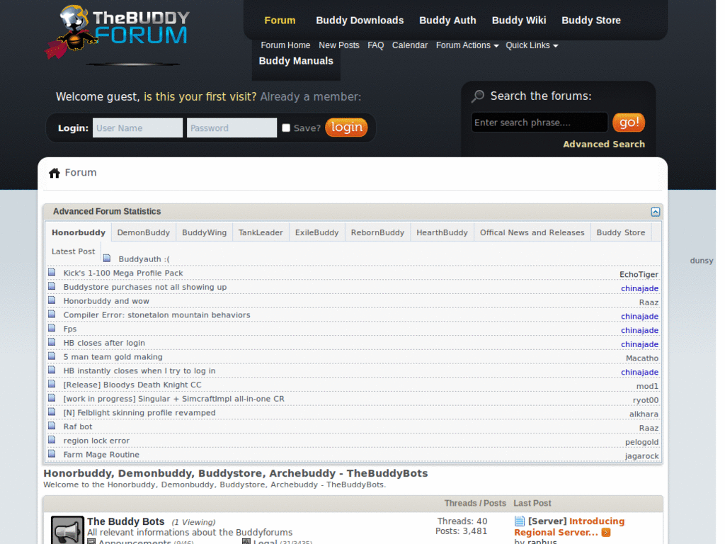 Cleaner Honorbuddy Forums
